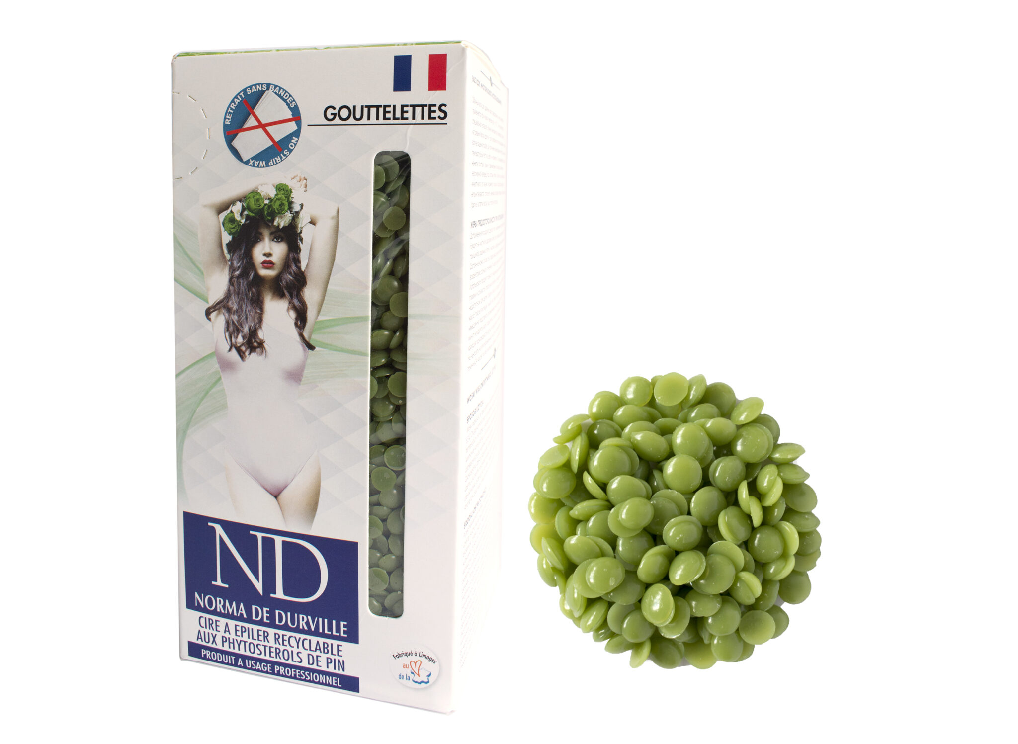 cire verte pastilles boîte de 800 gr