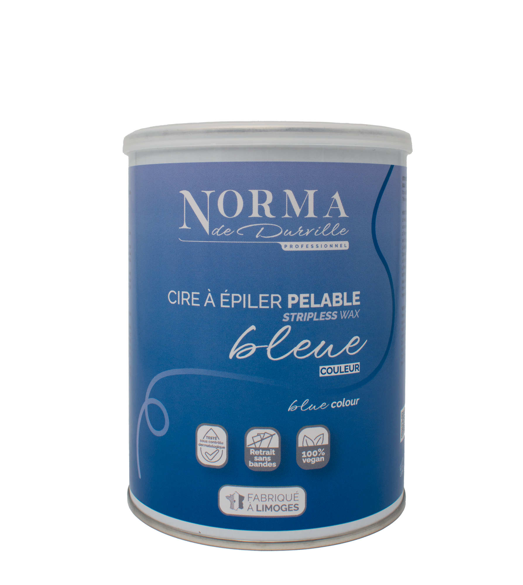 cire pelable bleue pot de 800 g