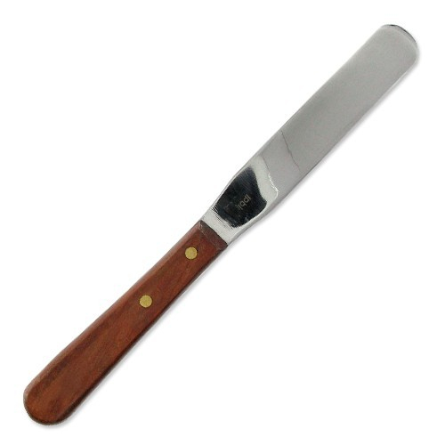 spatule métal manche bois