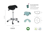 TABOURET PONY BASE ALUMINIUM